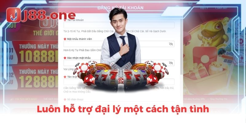 Luôn hỗ trợ đại lý một cách tận tình